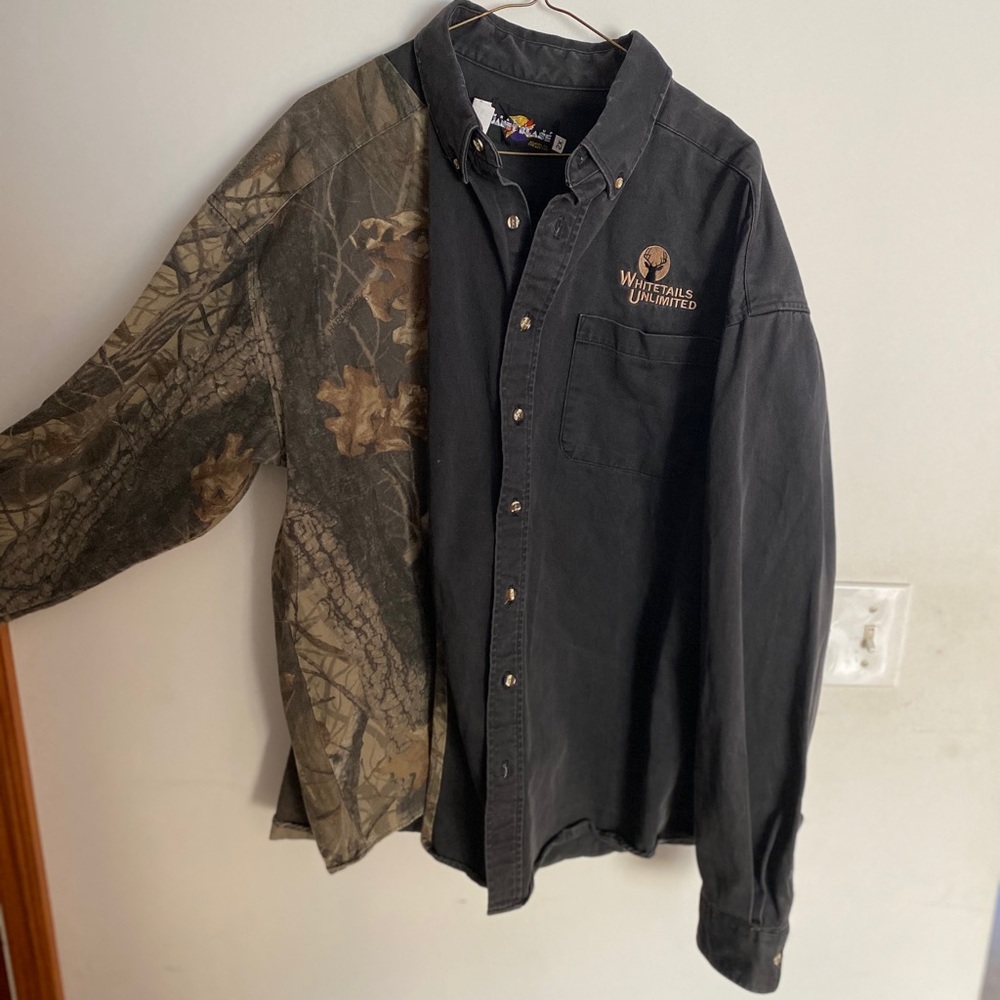 White tail unlimited flannel